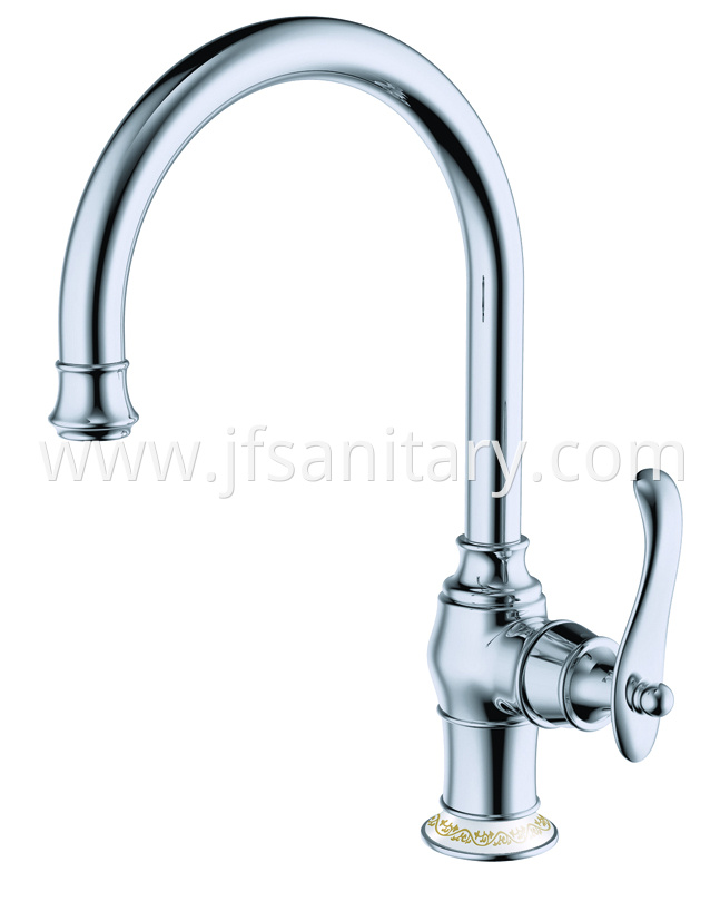 single lever kitchen faucet